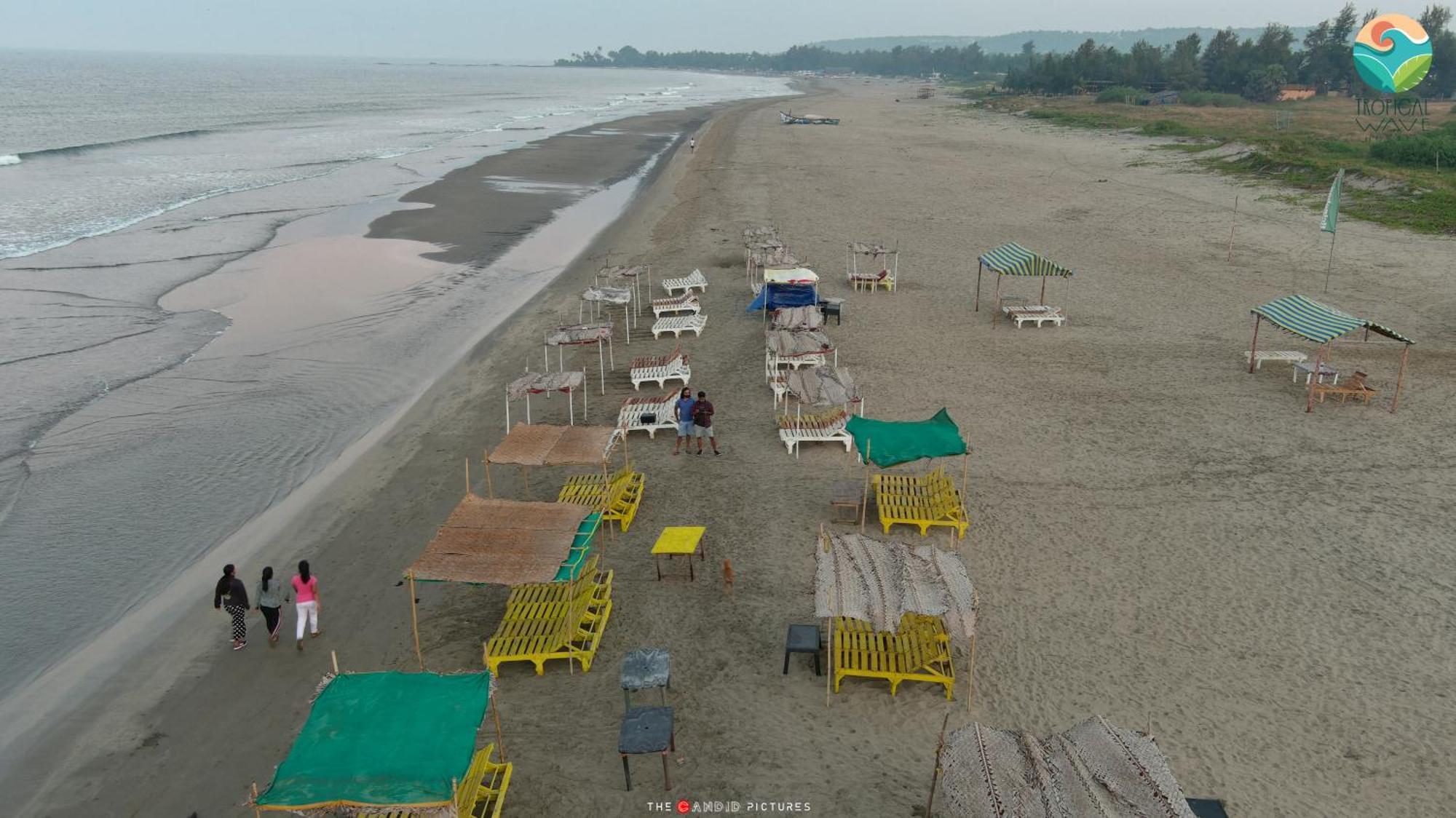 Tropical Wave Hostel Morjim Goa Zewnętrze zdjęcie
